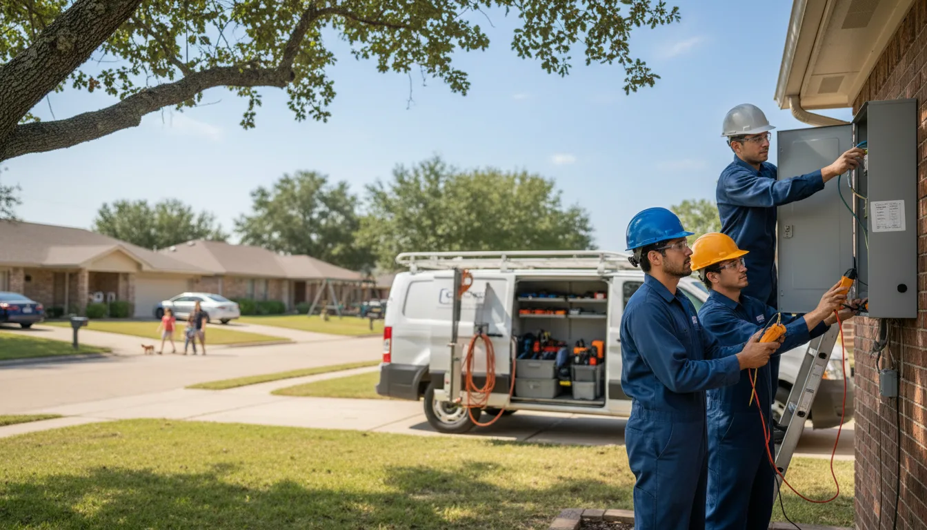 Certified electrician providing emergency electrical services in Hughesville, MO